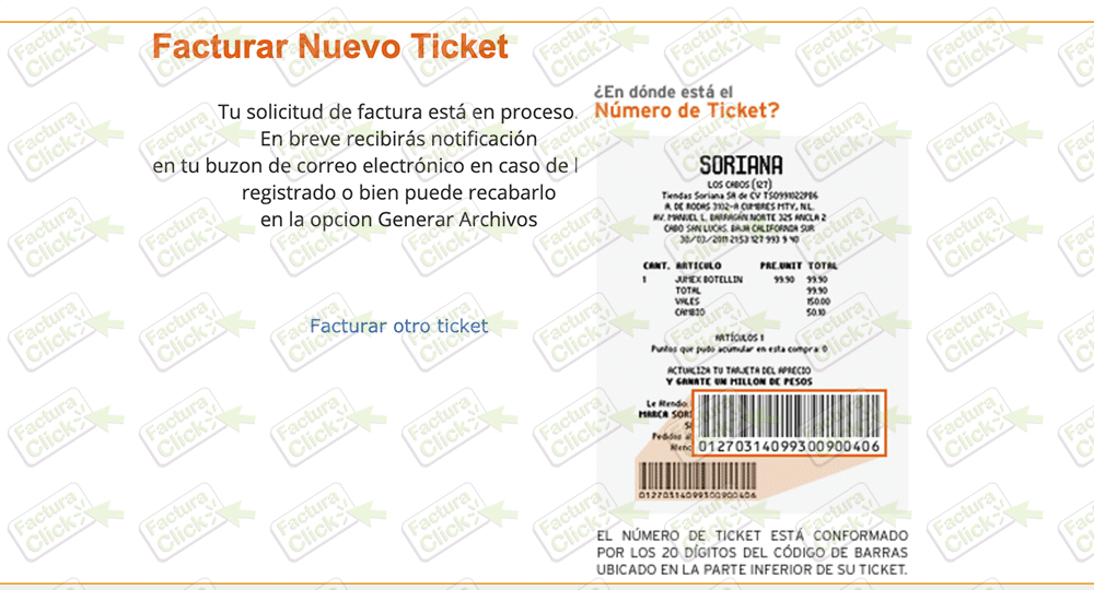 SORIANA FACTURACION